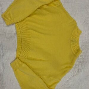 H&M Sunny Yellow Crew Neck Sweater